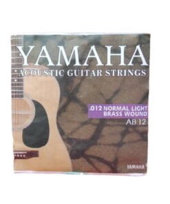 Yamaha (AB12) Acoustic Guitar Strings .012 Normal Light Brass Wound